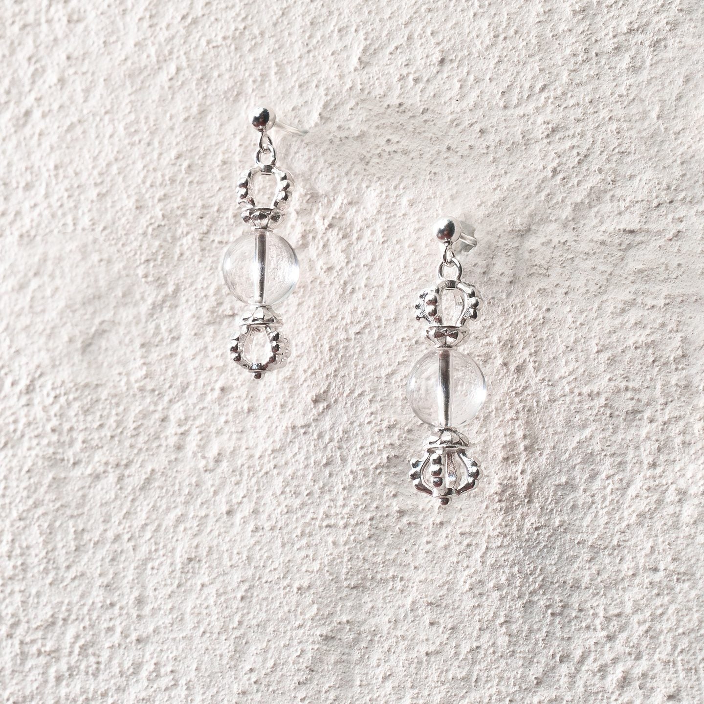 Spirit Horn Vajra Drop Earrings