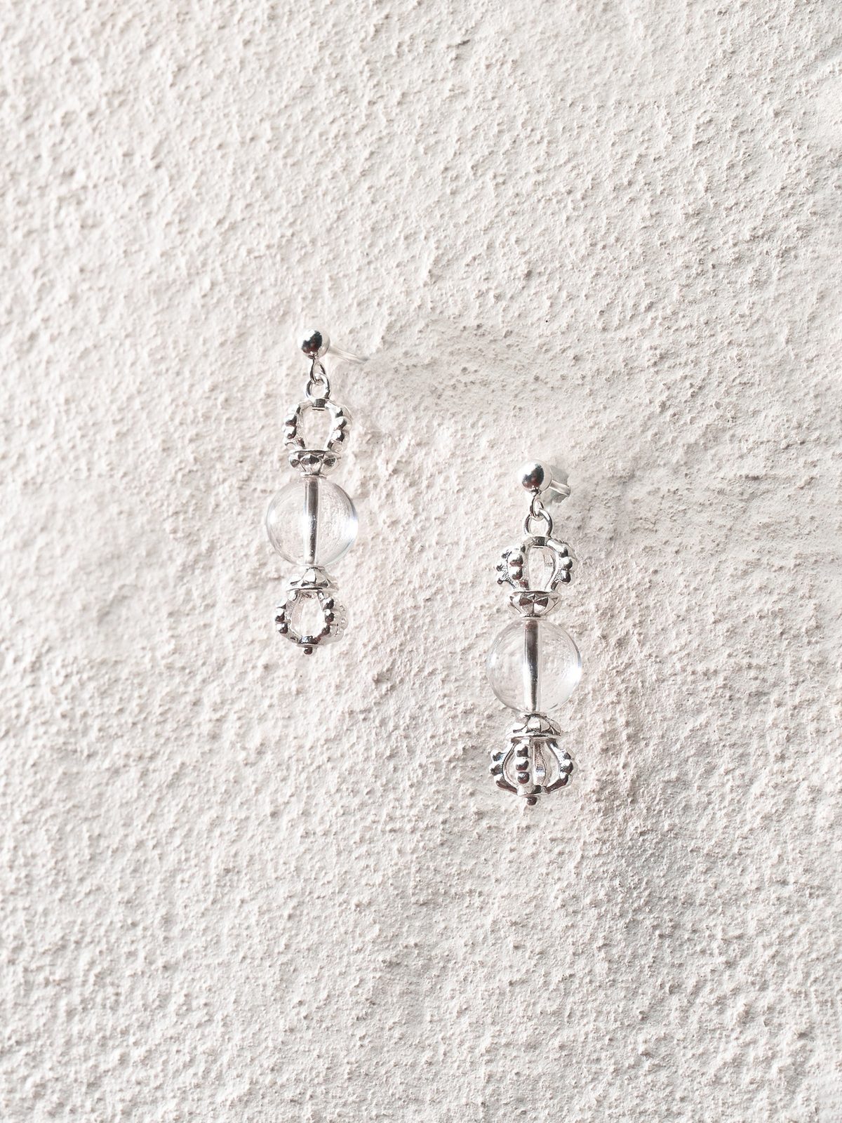 Spirit Horn Vajra Drop Earrings
