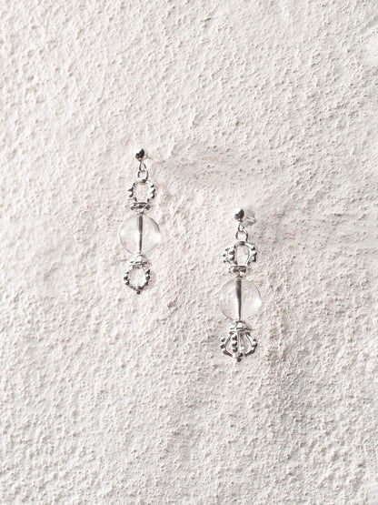 Spirit Horn Vajra Drop Earrings