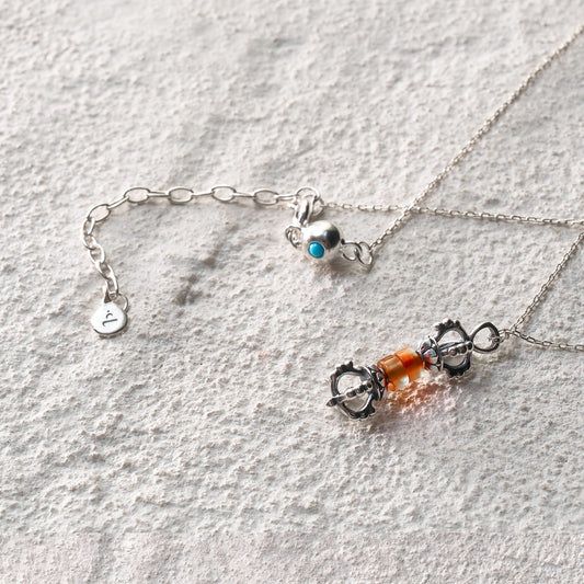 Agate Vajra Necklace