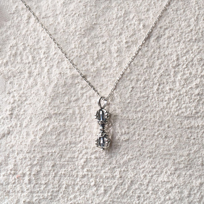 Pure Silver Vajra Necklace