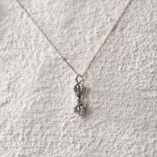Pure Silver Vajra Necklace