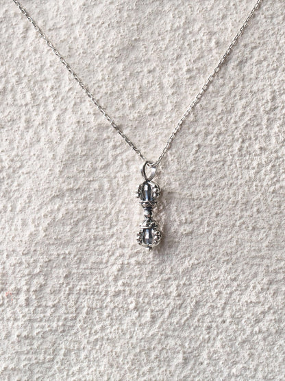 Pure Silver Vajra Necklace