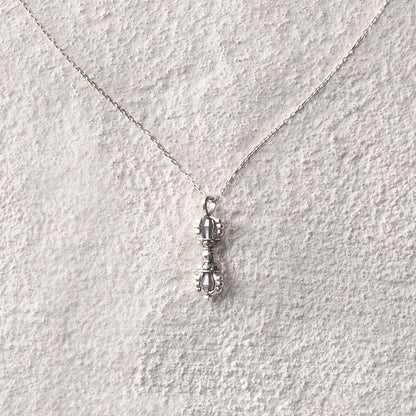 Pure Silver Vajra Necklace