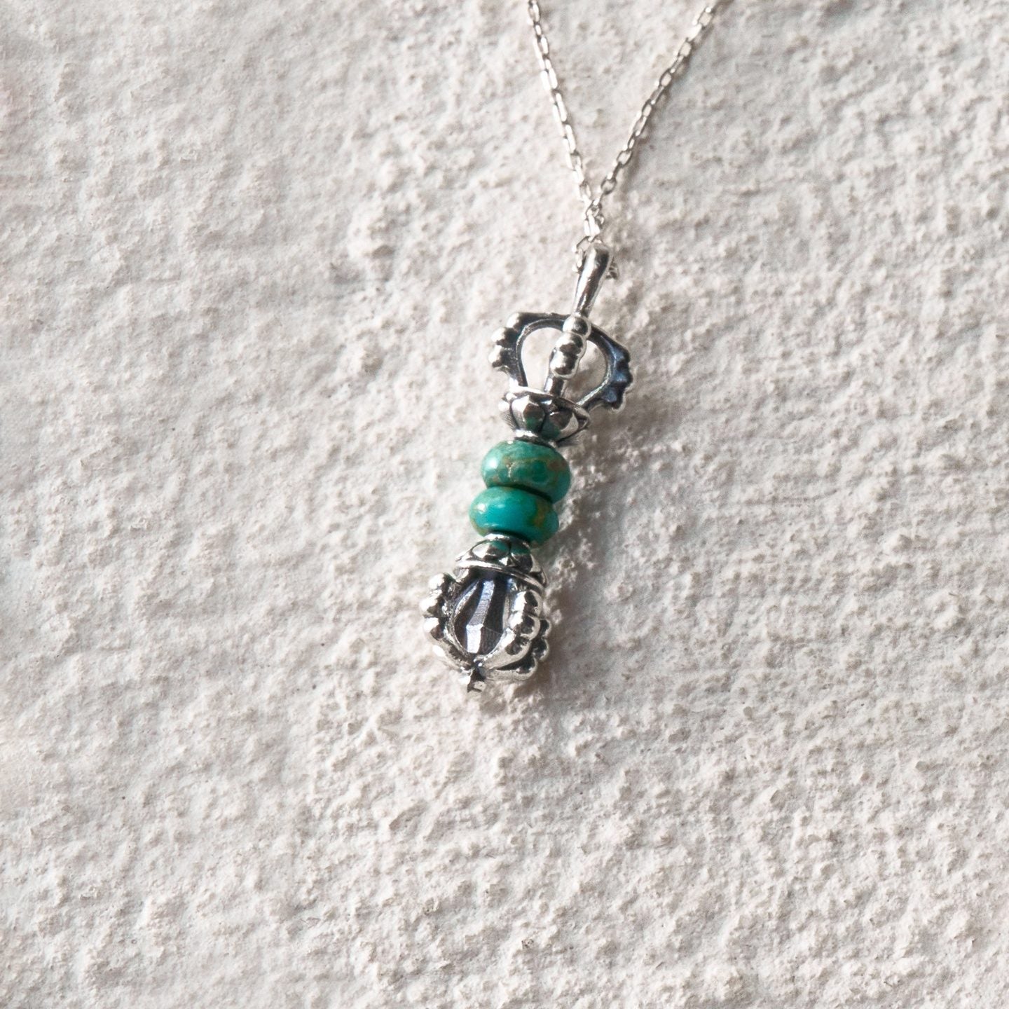 Turquoise Vajra Necklace
