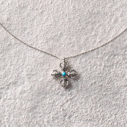 Cross Vajra Necklace