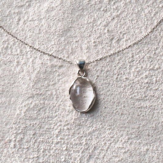 Clear Flowing Light Necklace