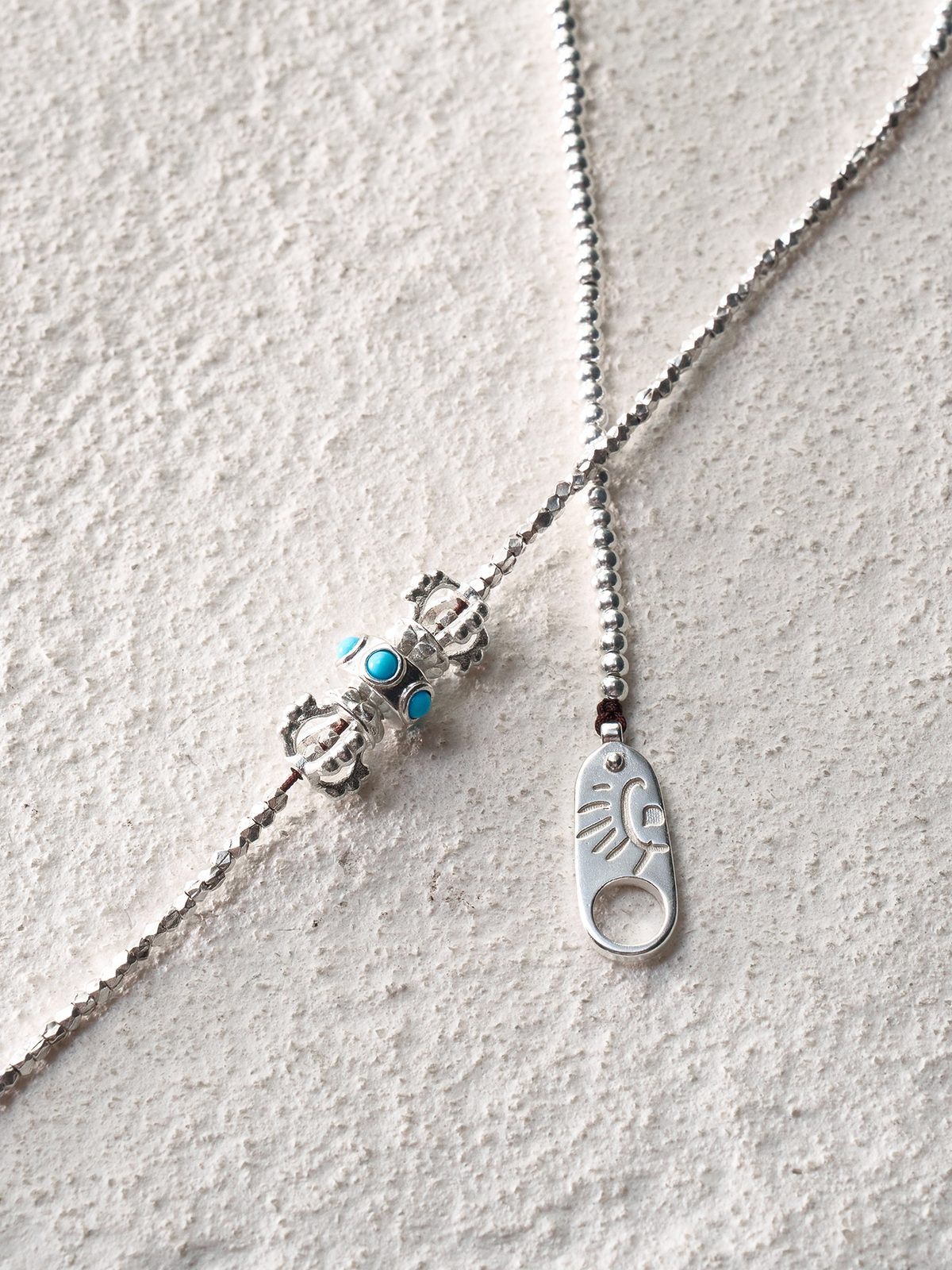 Vajra Prayer Wheel Necklace