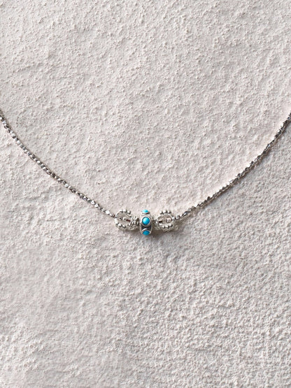 Vajra Prayer Wheel Necklace