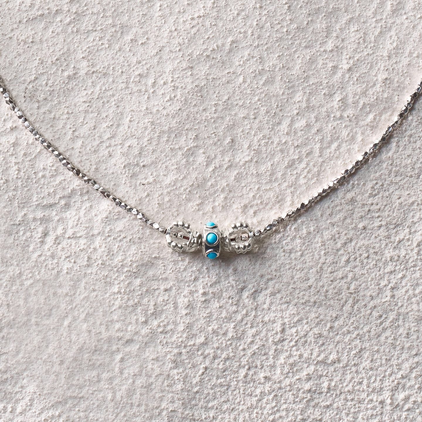 Vajra Prayer Wheel Necklace