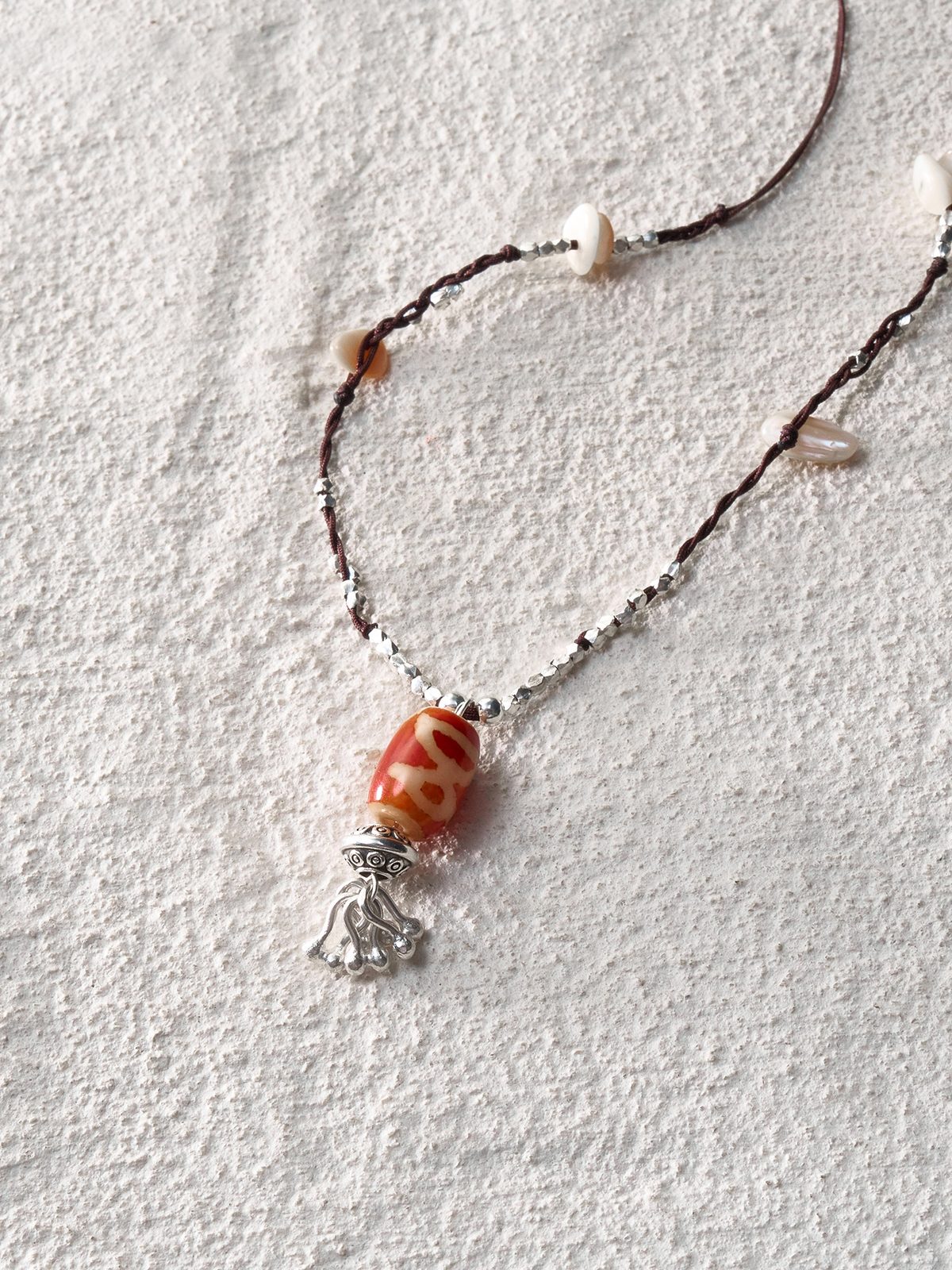 Dzi Guardian Necklace