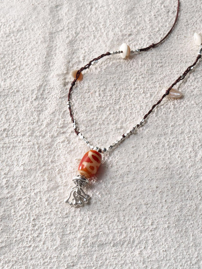 Dzi Guardian Necklace