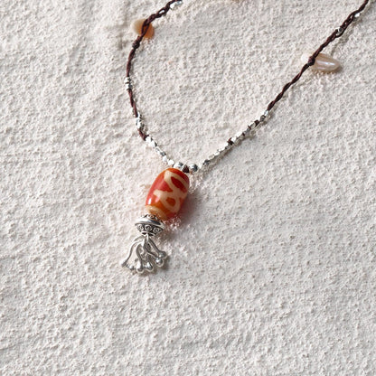 Dzi Guardian Necklace