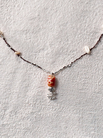 Dzi Guardian Necklace