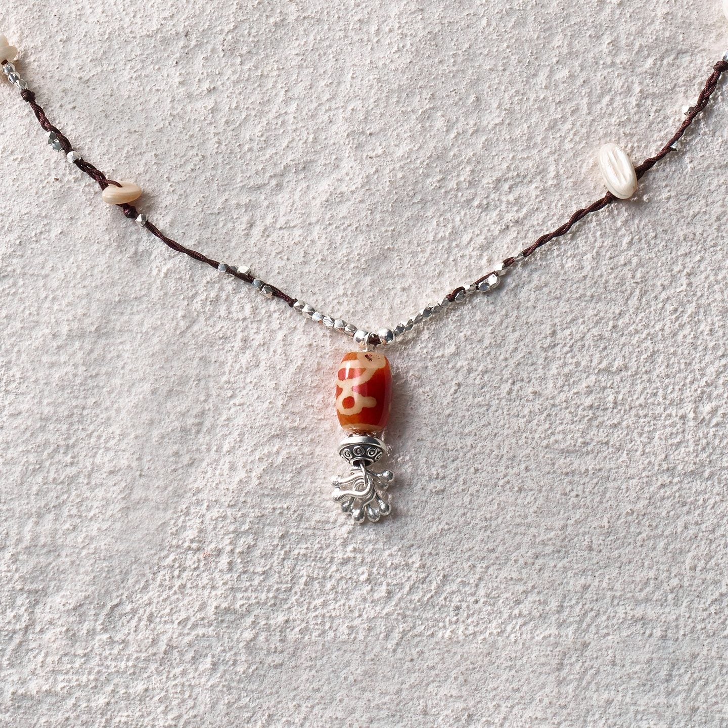 Dzi Guardian Necklace