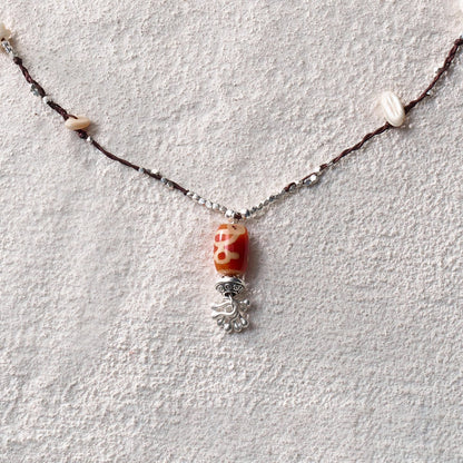 Dzi Guardian Necklace