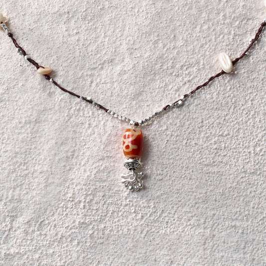 Dzi Guardian Necklace