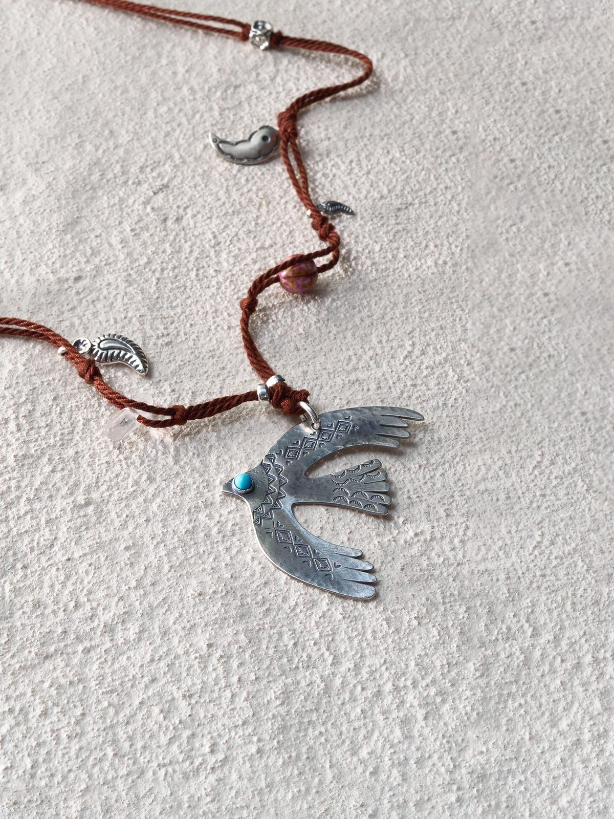 Silent Thunder Cord Necklace