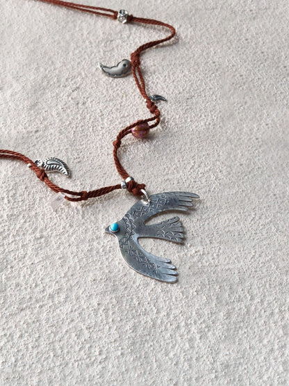 Silent Thunder Cord Necklace