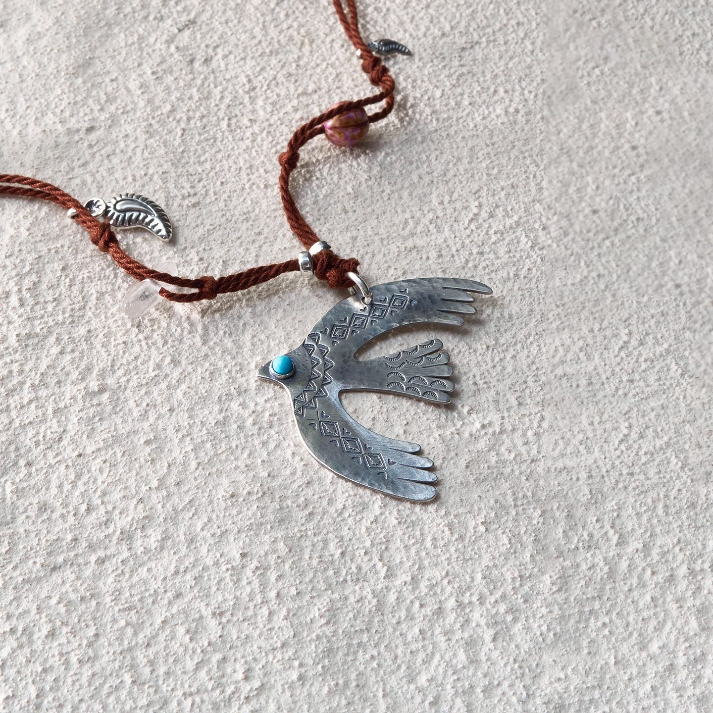 Silent Thunder Cord Necklace