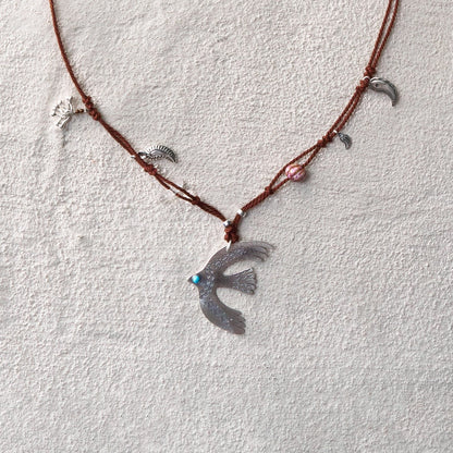 Silent Thunder Cord Necklace