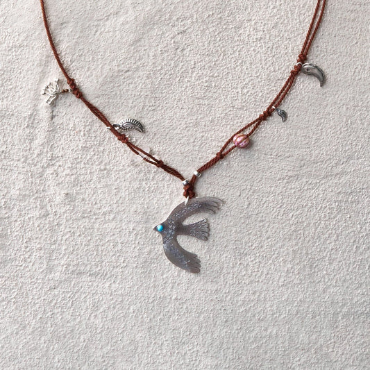 Silent Thunder Cord Necklace