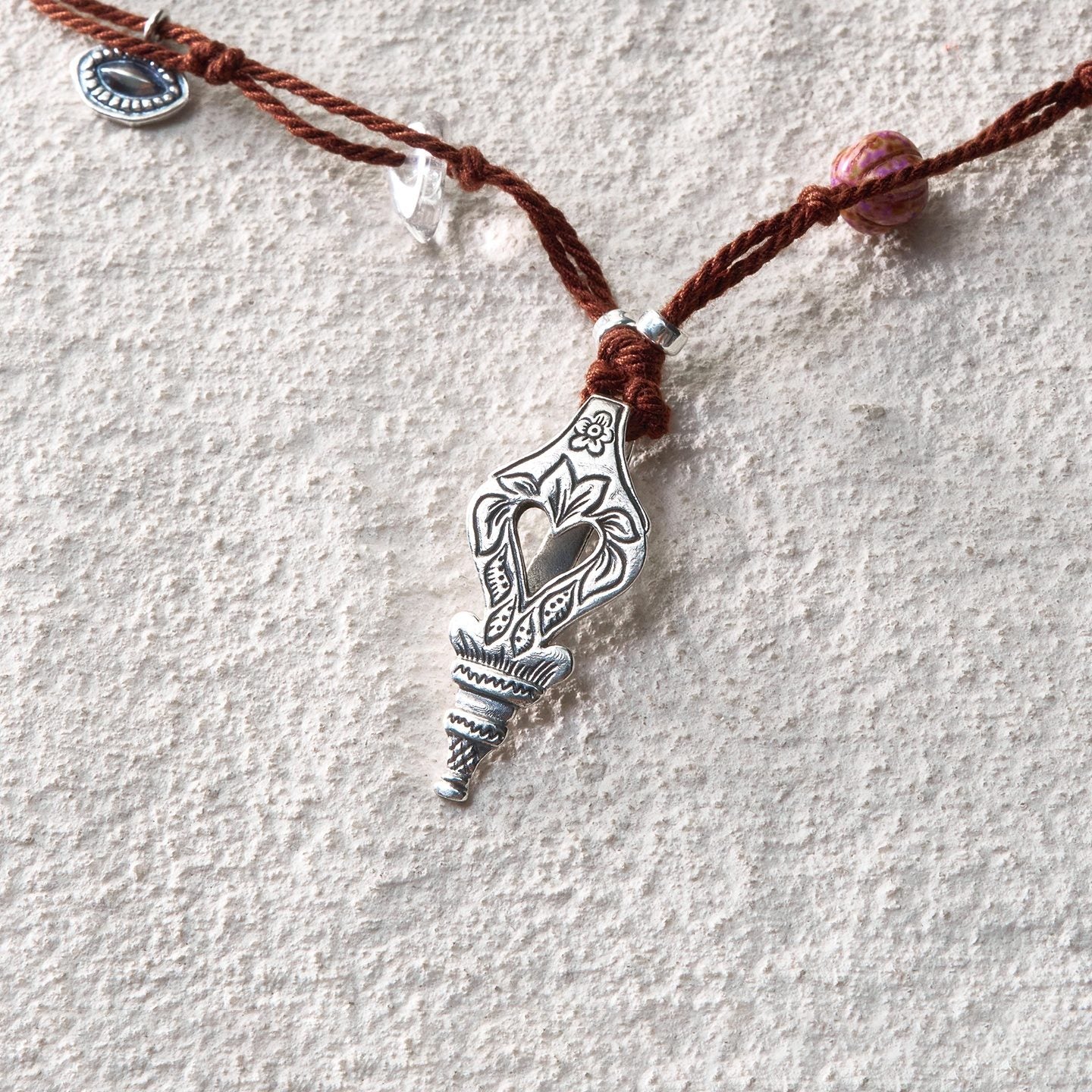 Secret Heart Cord Necklace
