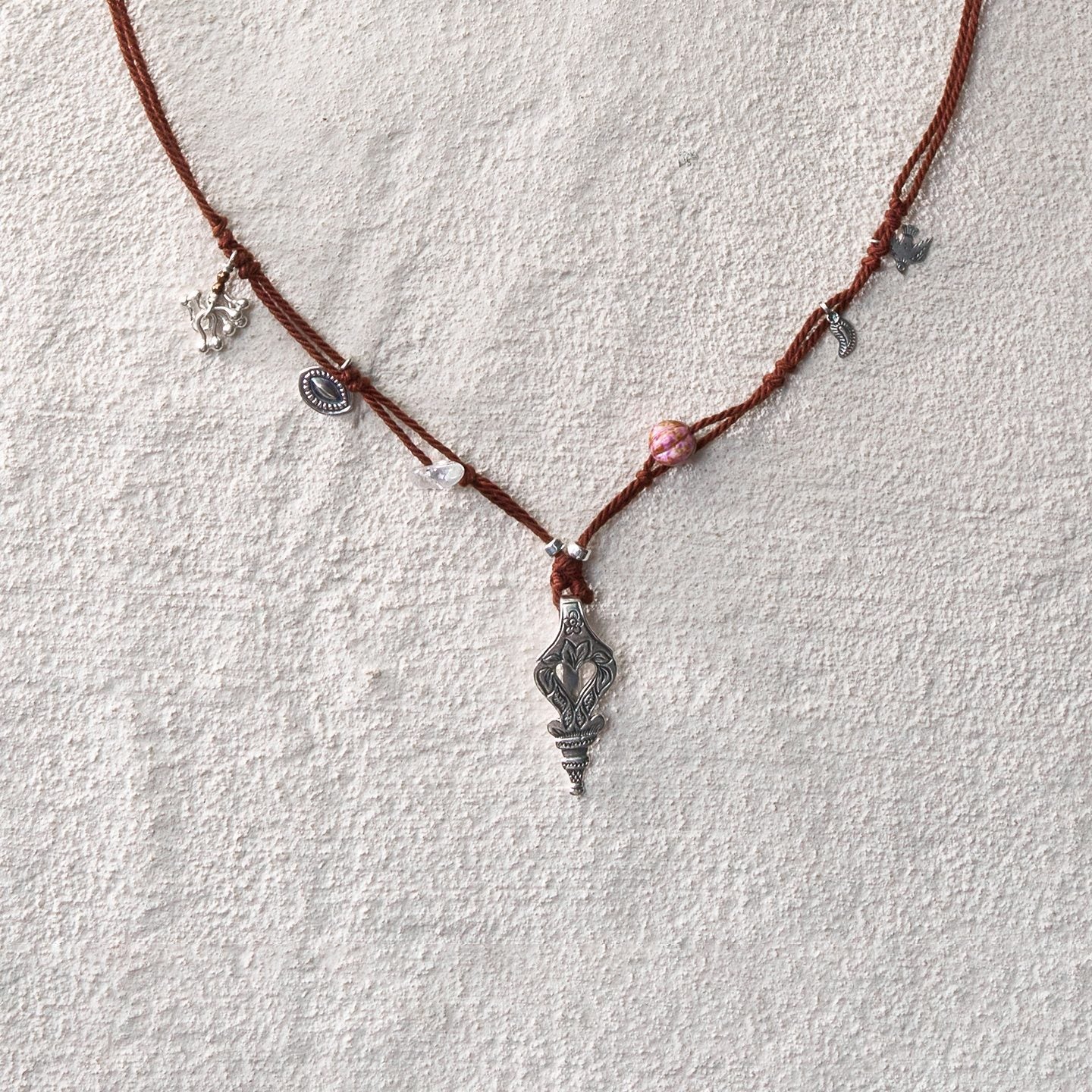 Secret Heart Cord Necklace