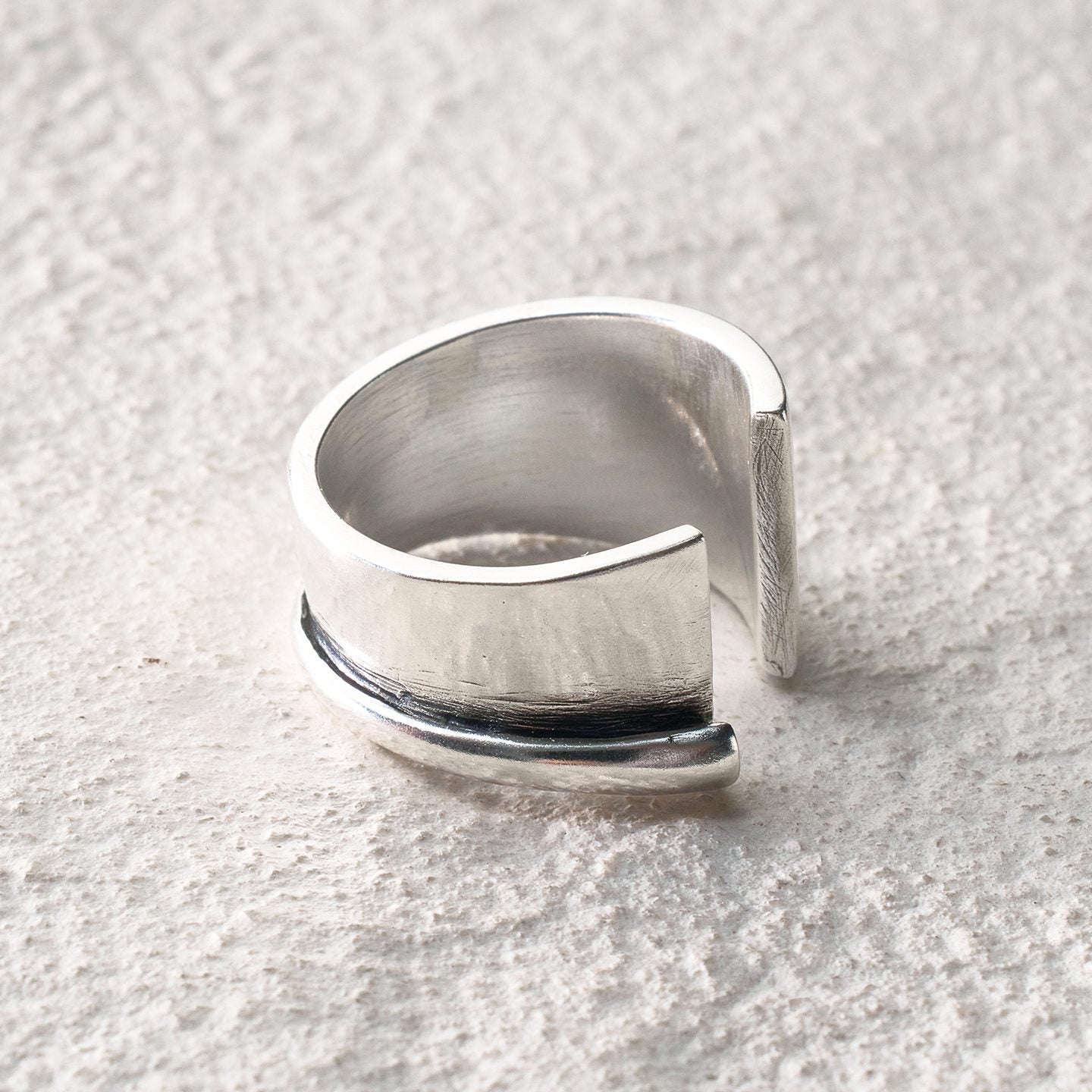 Vintage All-Silver Open Ring