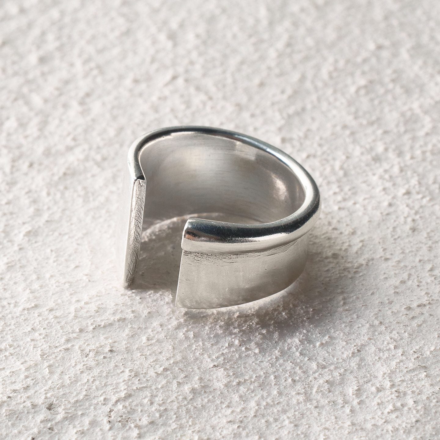 Vintage All-Silver Open Ring