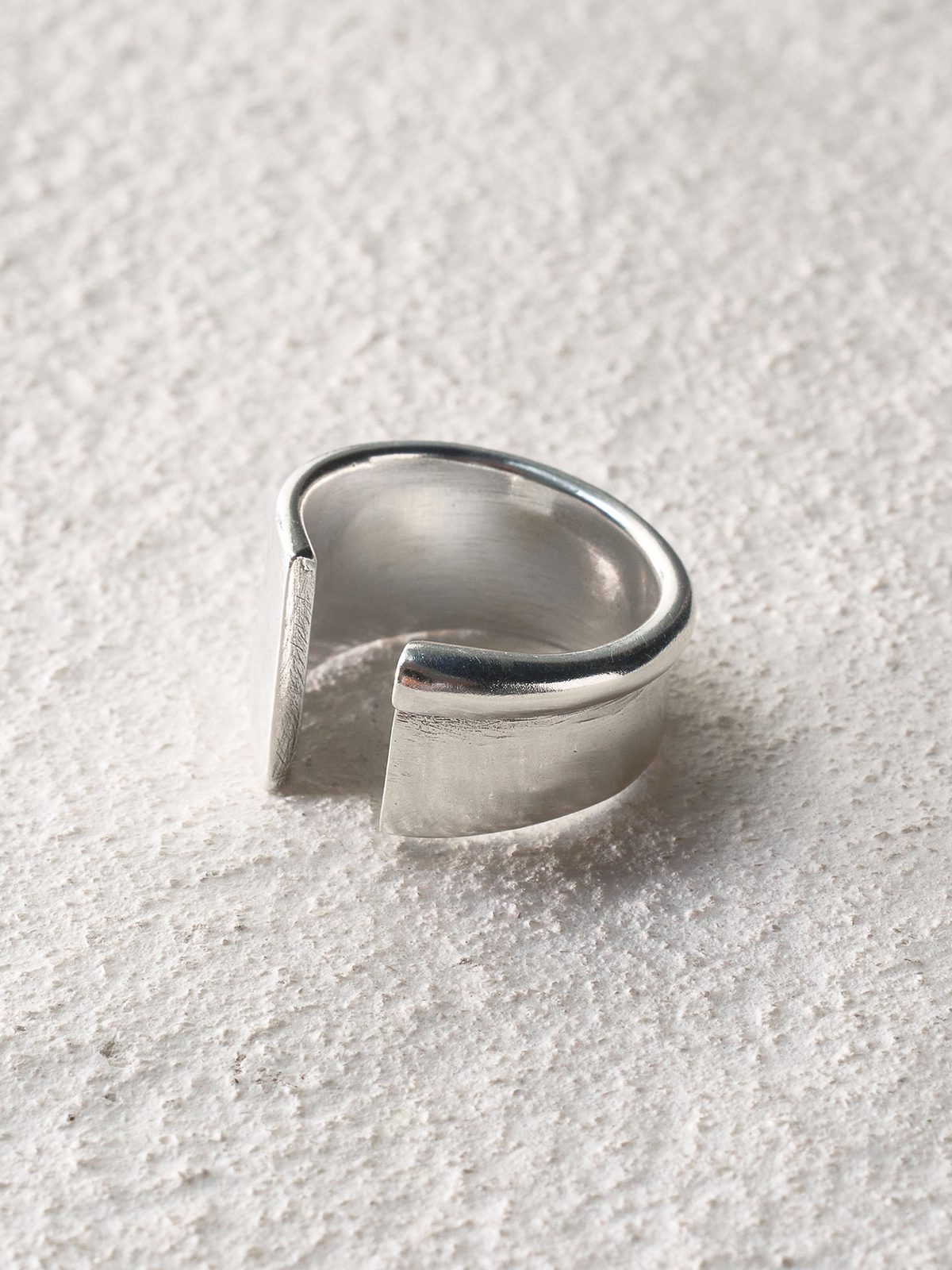 Vintage All-Silver Open Ring