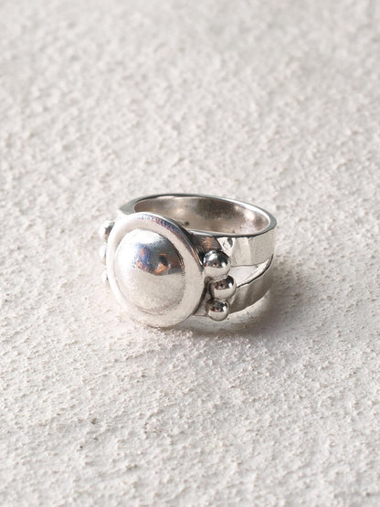 Silver Stone Ring