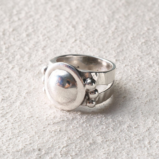 Silver Stone Ring
