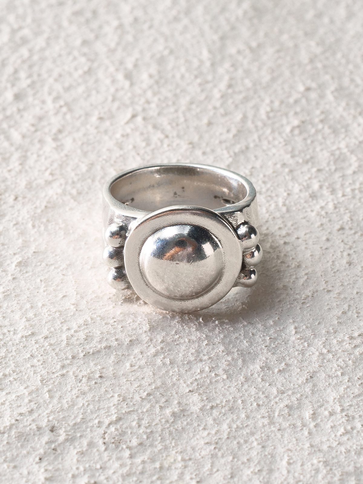 Silver Stone Ring