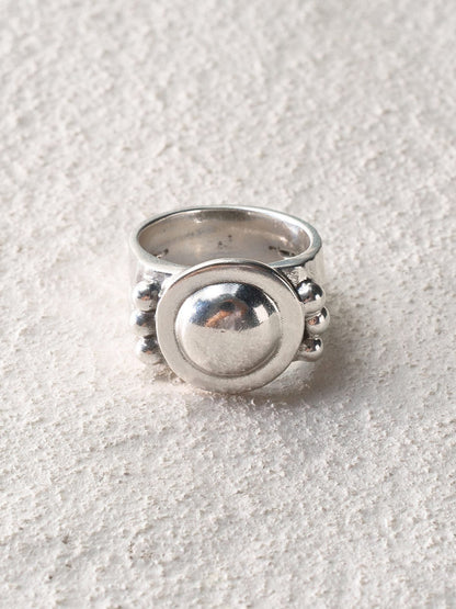 Silver Stone Ring