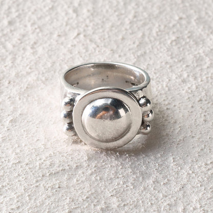 Silver Stone Ring