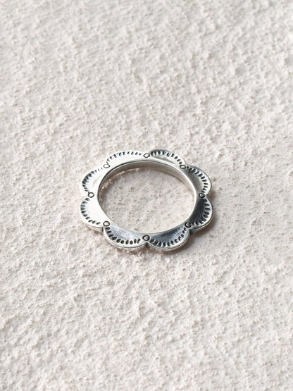 Sun Pattern Ring
