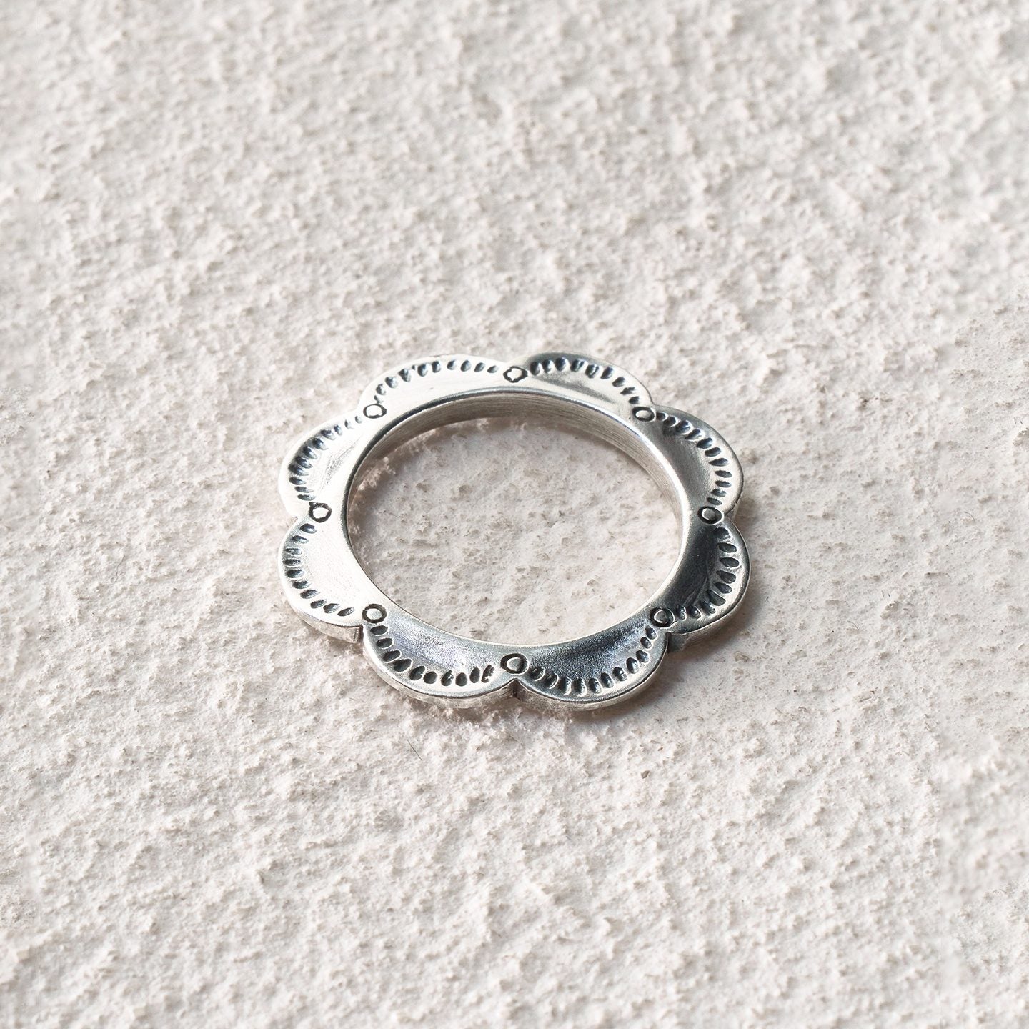 Sun Pattern Ring
