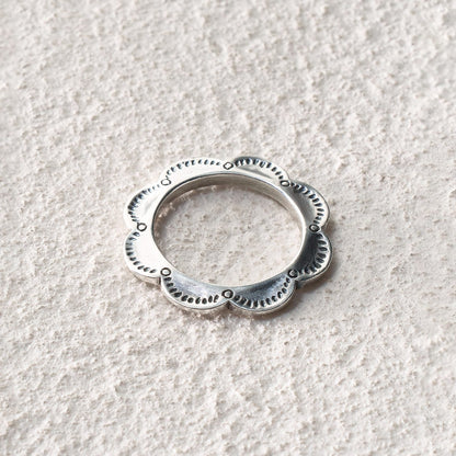 Sun Pattern Ring