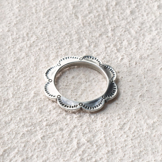 Sun Pattern Ring