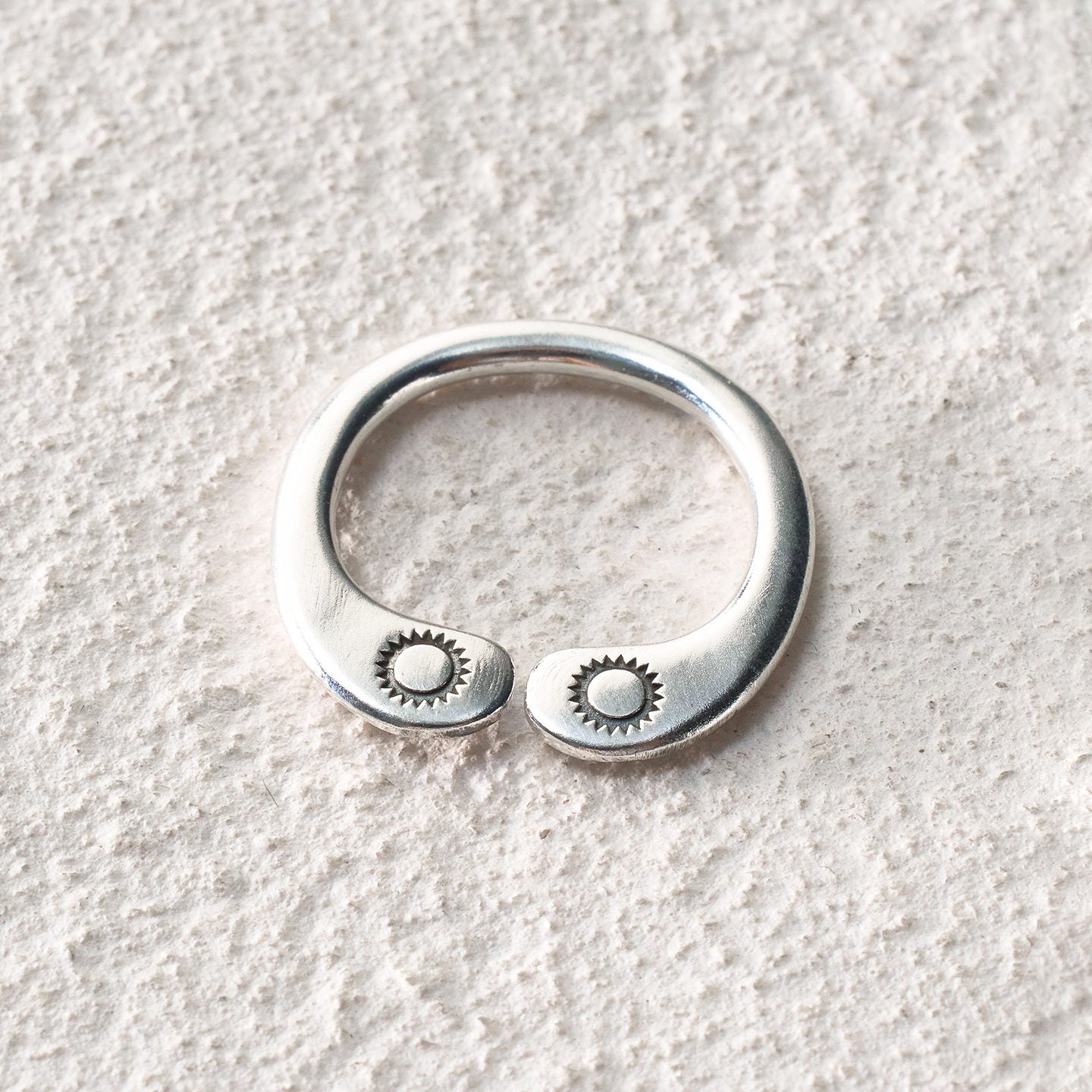 【美品】EnSage ボーンビードリング シルバー925 ターコイズ Handmade 925 Silver Rings | EnSage