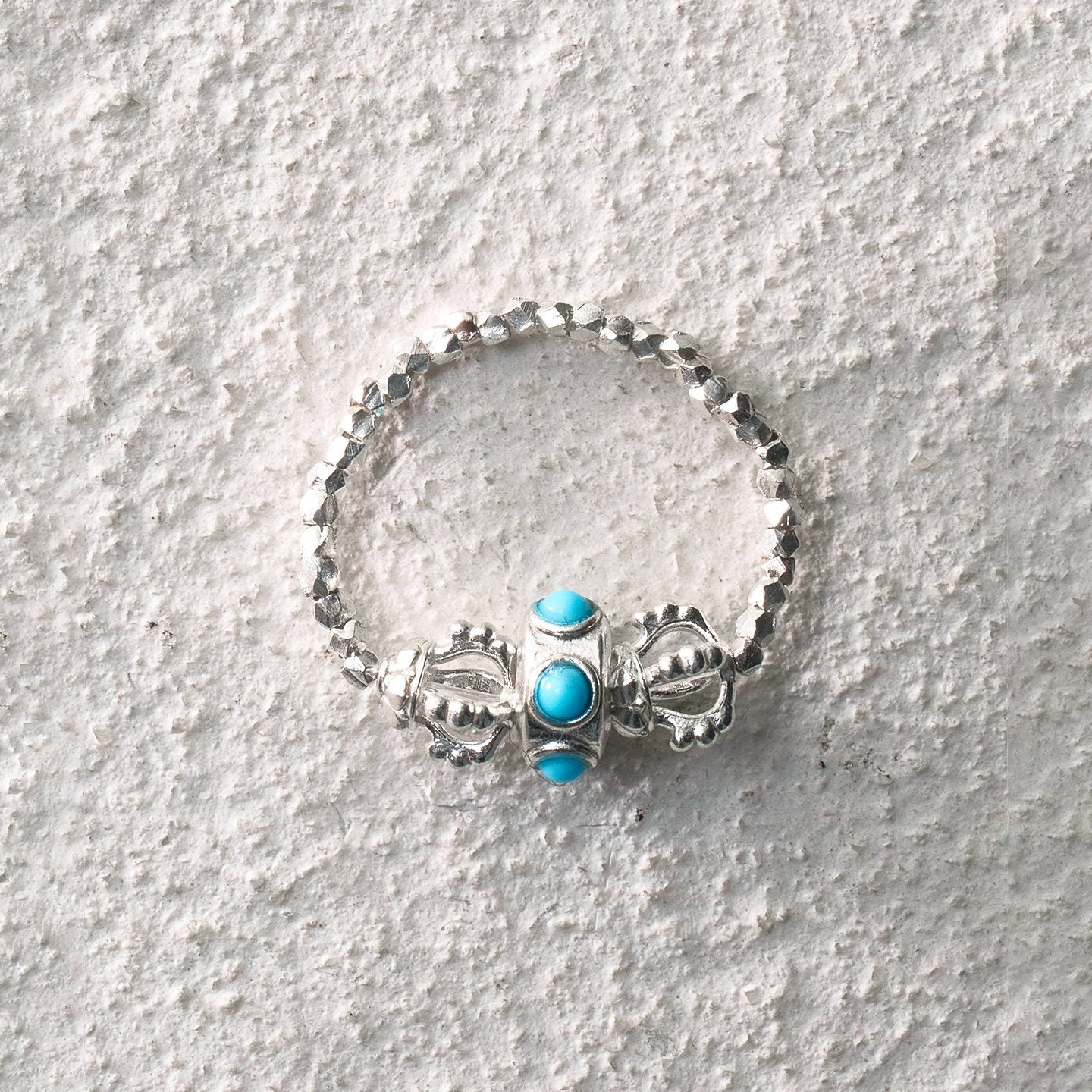 Vajra Prayer Wheel Ring