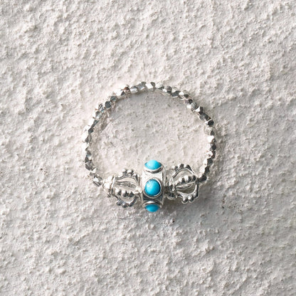 Vajra Prayer Wheel Ring
