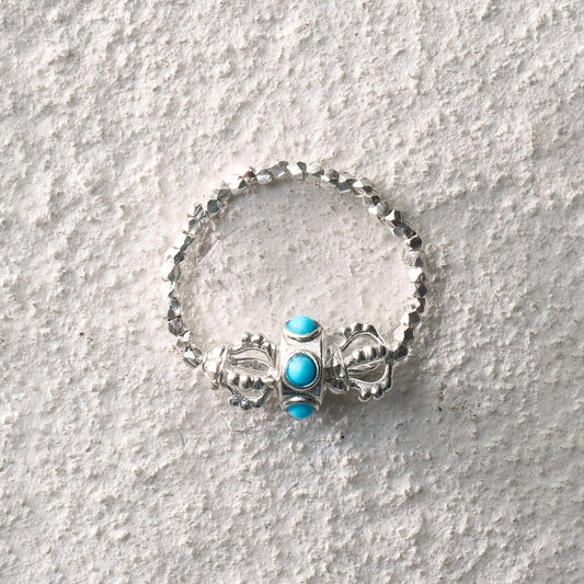 Vajra Prayer Wheel Ring