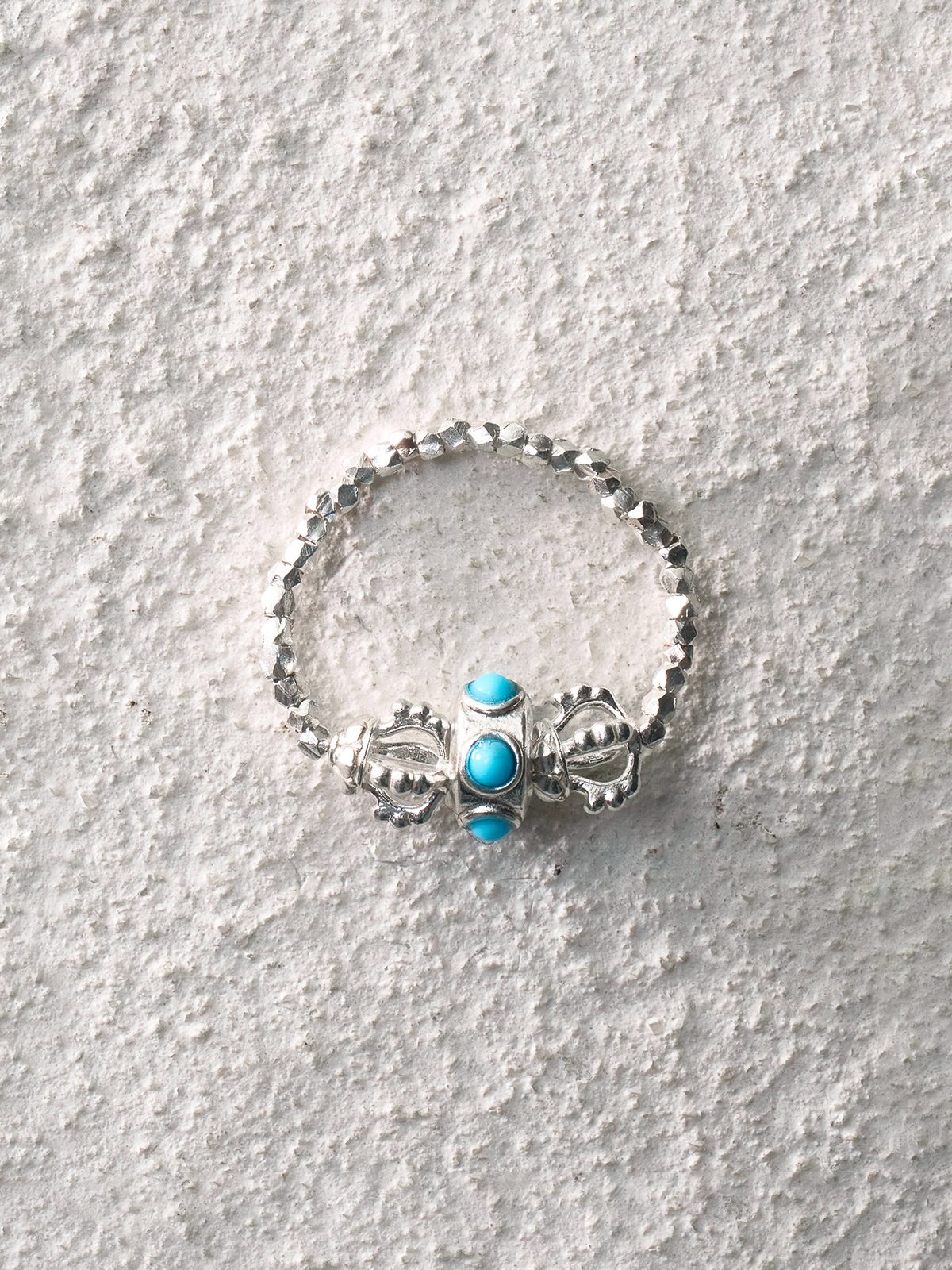 Vajra Prayer Wheel Ring