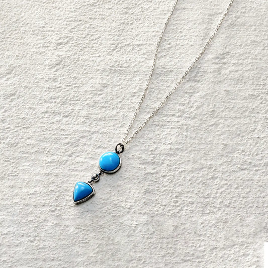 ensage-tokyo-axis-of-the-spirit-necklace-925-sterling-silver-round-and-triangular-turquoise-pendant