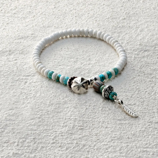 ensage-tokyo-windfeather-bracelet-925-sterling-silver-feather-pendant-white-and-blue-turquoise-beads