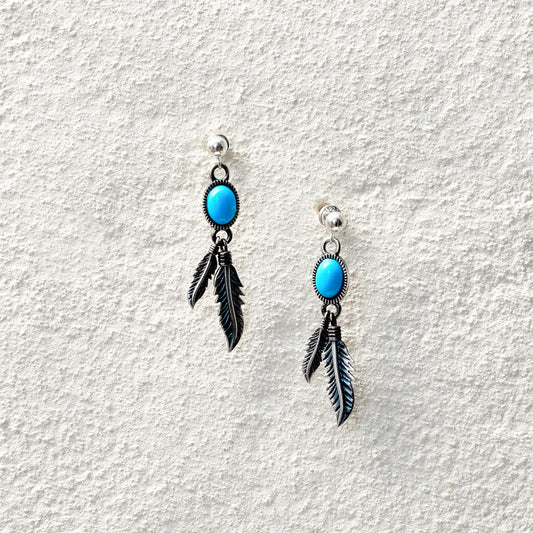 ensage-tokyo-feather-wind-earrings-925-sterling-silver-turquoise-dangling-jewelry-nomad-style