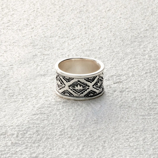 ensage-tokyo-nomad-band-ring-925-sterling-silver-hand-carved-woven-pattern-ethnic-jewelry