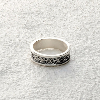 ensage-tokyo-nomad-band-ring-thin-5mm-925-sterling-silver-hand-carved-woven-pattern-jewelry